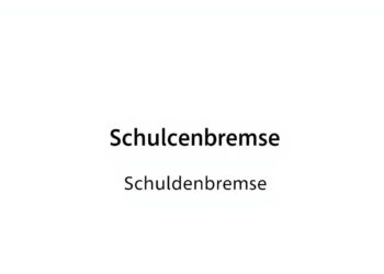 Schuldenbremse Definition