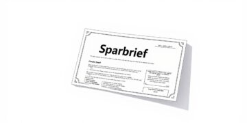 Sparbrief Definition