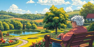 Vorruhestand Illustration