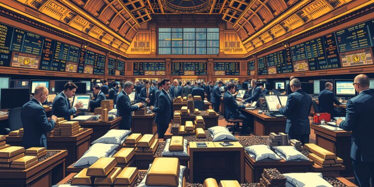 Warenbörse und Handelsobjekte