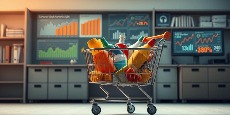 Warenkorb in der Wirtschaftsstatistik