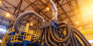 Industrie im Wandel: Wie intelligente Saugschläuche zur nachhaltigen Produktion beitragen